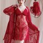 Imported  3 Pcs Bridal Nighty Premium