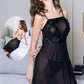 Imported Black 2 Pcs Bridal Nighty